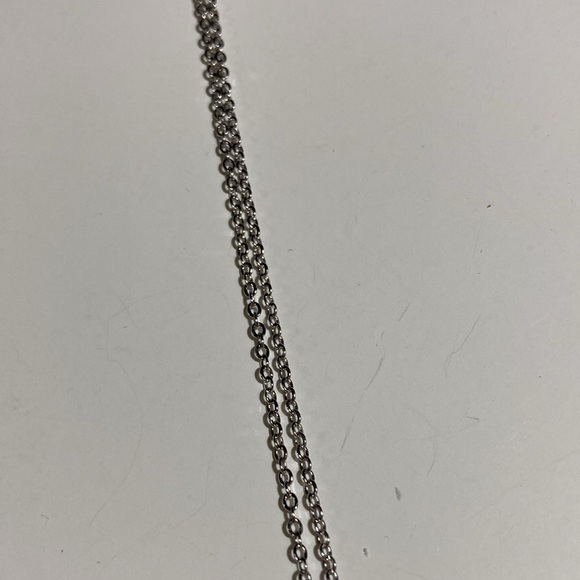 RADIANCE BY ABSOLUTE STERLING SILVER SIMULATED DIAMOND STAR PENDANT WITH CHAIN - Picture 8 of 10